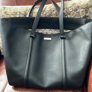 Kate Spade large black tote-needs 1 strap repaired-see photos. Originally >$150.